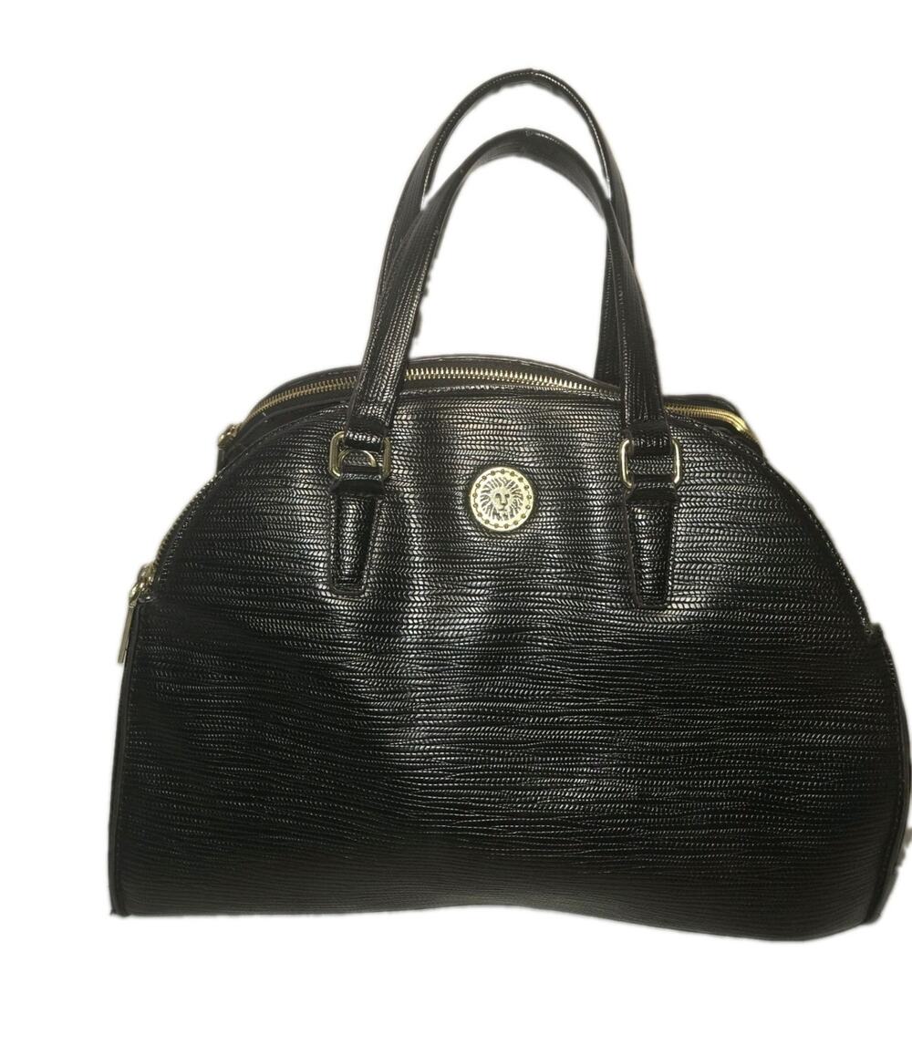 ANNE Klein Large Purse Handbag Satchel Black POCKETS Shoulder Strap 14in X 10in